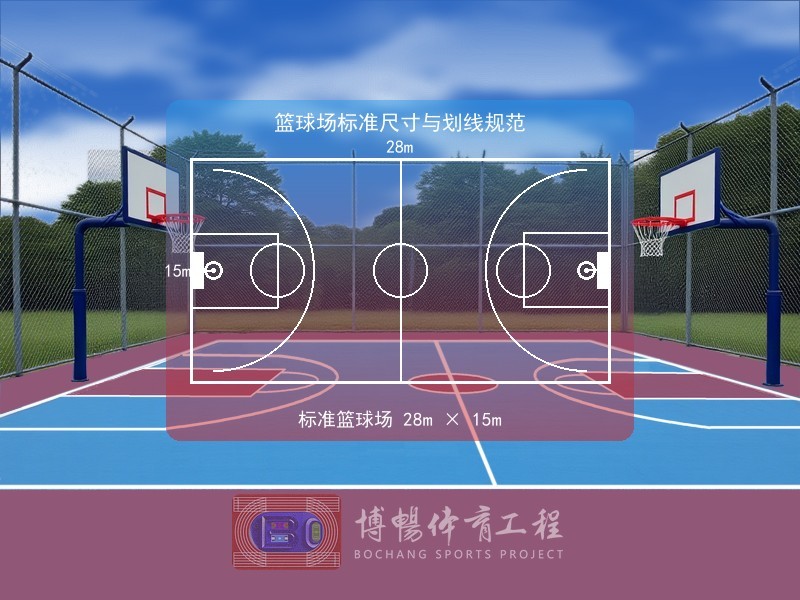 篮球场标准尺寸